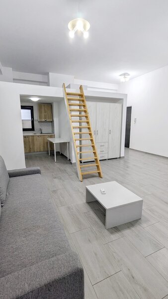 Metrou Mihai Bravu Studio Loft 46 mp+82 mp Terasa, Centrala, Bloc 2021